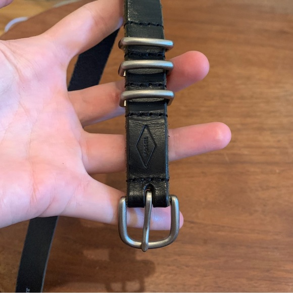 Fossil skinny black belt - small to medium - Picture 2 of 8